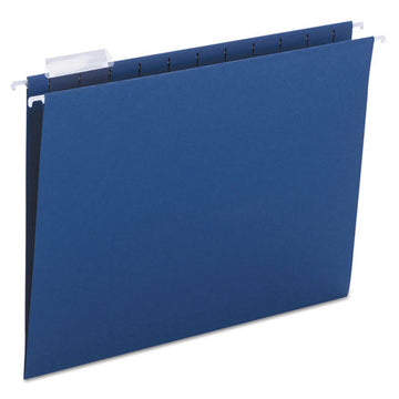 Smead® Colored Hanging File Folders, Letter Size, 1-5-cut Tab, Navy, 25-box freeshipping - TVN Wholesale